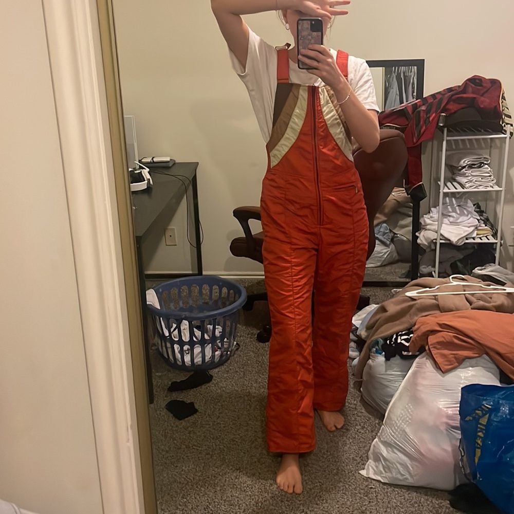 Vintage Ski Suit. Skiing onesie